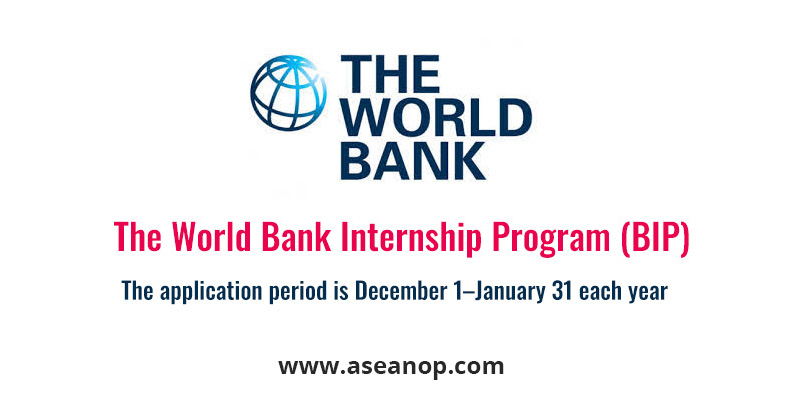 The World Bank Internship Program 2022