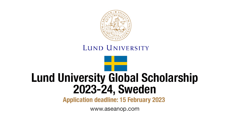 2023 24 lund university global scholarships