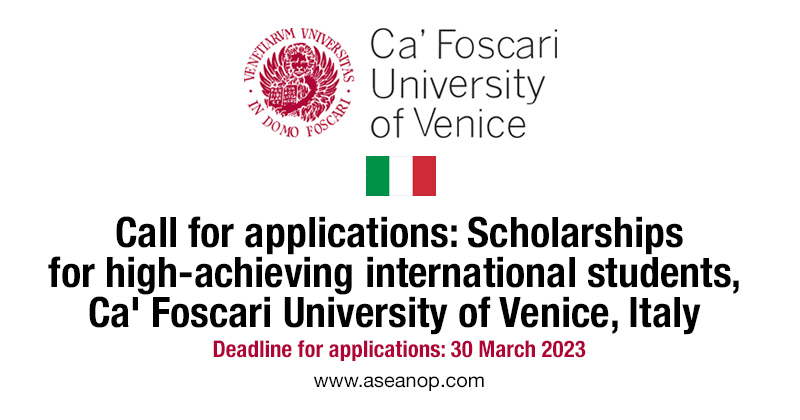 2023 24 university venice scholarships international