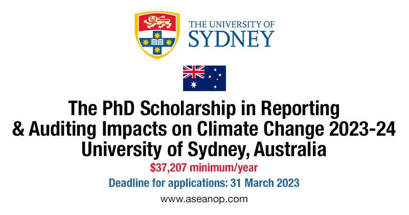 phd scholarship university of sydney