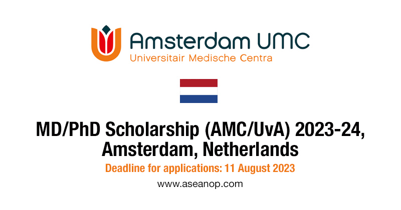 phd scholarship amsterdam umc