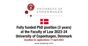 university of copenhagen law phd vacancies