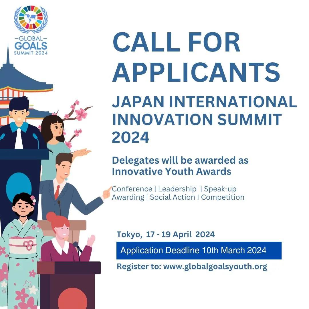 JAPAN INTERNATIONAL INNOVATION SUMMIT 2024 ASEAN Scholarships